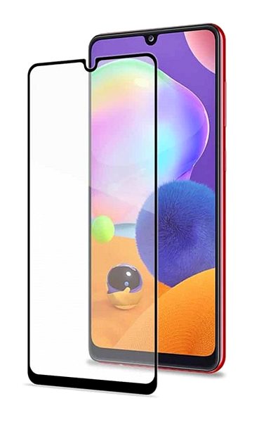 Glass Screen Protector RedGlass Tempered glass Samsung A31 5D black 106444 ...