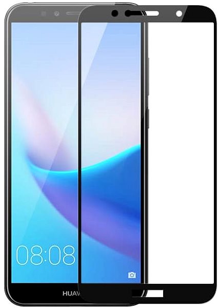 Ochranné sklo RedGlass Tvrzené sklo Huawei Y6 Prime 2018 5D černé 110503 ...