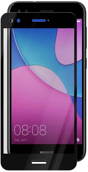 Glass Screen Protector RedGlass Tempered glass Huawei P9 Lite Mini 5D black 110493 ...