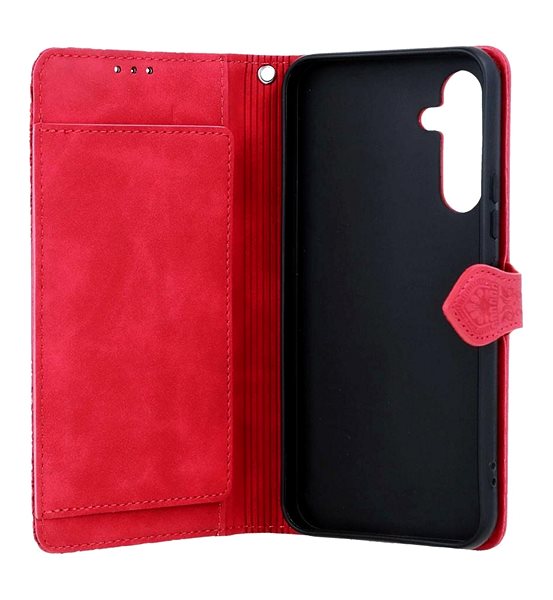Puzdro na mobil TopQ Puzdro Samsung A54 5G knižkové so zipsom červené 110466 ...