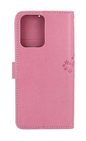 Pouzdro na mobil TopQ Pouzdro Xiaomi Redmi Note 12 knížkové Růžový strom sovičky 111680 ...