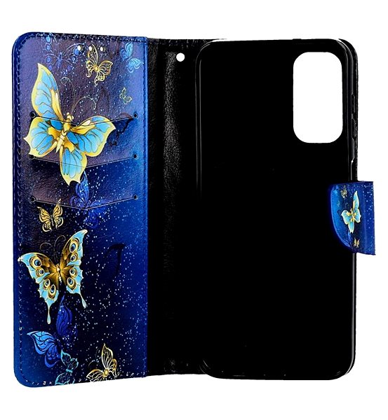Puzdro na mobil TopQ Puzdro Samsung A14 knižkové Kúzelné motýliky 112858 ...
