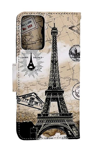 Puzdro na mobil TopQ Puzdro Xiaomi Redmi Note 12S knižkové Paríž 2 112805 ...