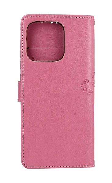 Pouzdro na mobil TopQ Pouzdro Xiaomi Redmi 12C knížkové Růžový strom sovičky 113197 ...