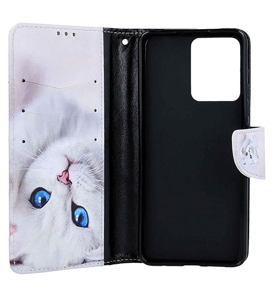 Puzdro na mobil TopQ Puzdro Xiaomi Redmi Note 12 knižkové Mačička 112843 ...