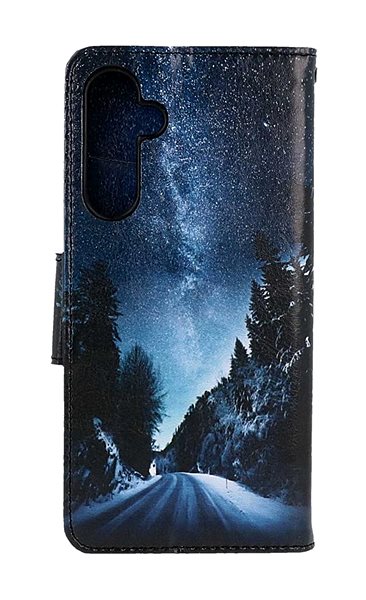 Puzdro na mobil TopQ Puzdro Samsung A54 5G knižkové Zimná cesta 112643 ...