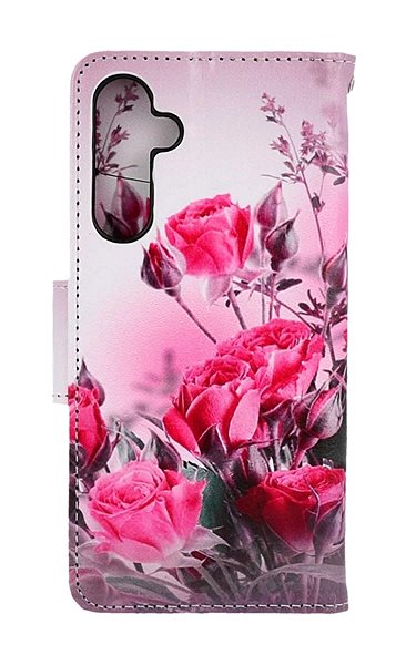 Pouzdro na mobil TopQ Pouzdro Samsung A54 5G knížkové Romantické růže 112641 ...