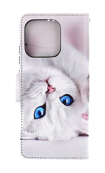 Puzdro na mobil TopQ Puzdro Xiaomi Redmi 12C knižkové Mačička 112631 ...