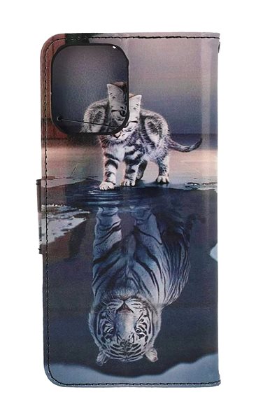Puzdro na mobil TopQ Puzdro Xiaomi Redmi 12 knižkové Tiger 118240 ...