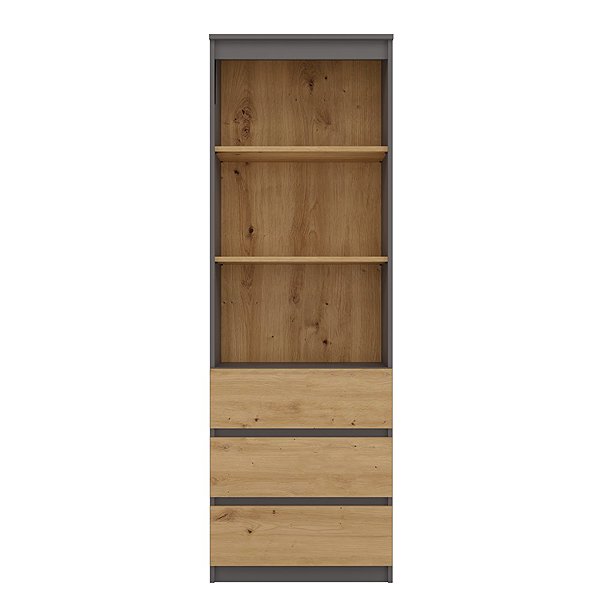 Shelving Unit Topeshop Olimp Shelf RS-60 anthracite Artisan ...