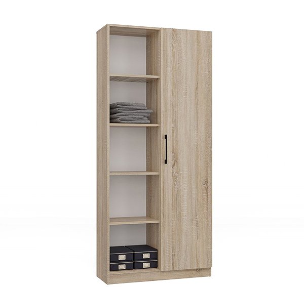 Shelving Unit Topeshop Malwa Shelf RD/80 sonoma ...