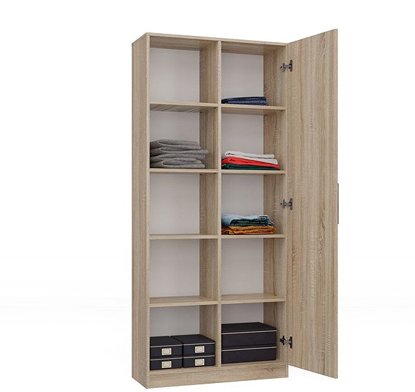 Shelving Unit Topeshop Malwa Shelf RD/80 sonoma ...