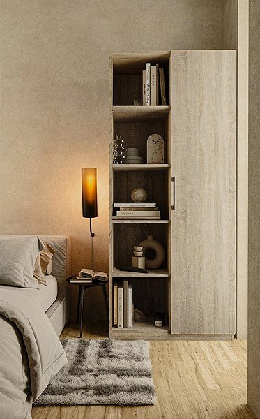 Shelving Unit Topeshop Malwa Shelf RD/80 sonoma ...