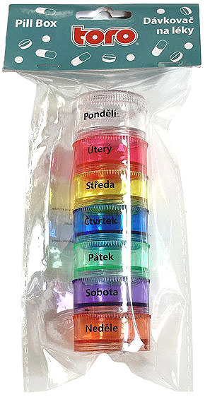 TORO 7-day pill organiser.