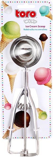 Ice cream scoop TORO Ice cream scooping machine / Stainless steel tongs .