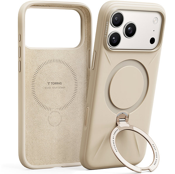 Handyhülle Torras Ostand Q3 Silicone Dessert Gold iPhone 17 Pro Max ...