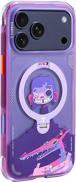 Handyhülle Torras Ostand Q3 Air Gawx Limited Neon Night Muse iPhone 17 Pro Max ...