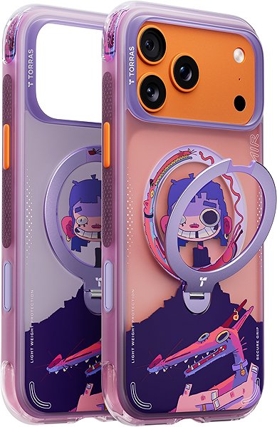 Handyhülle Torras Ostand Q3 Air Gawx Limited Neon Night Muse iPhone 17 Pro Max ...