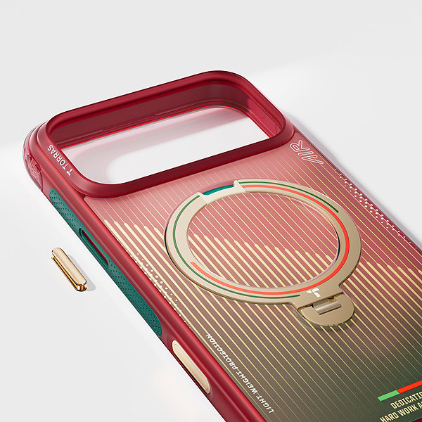 Handyhülle Torras Ostand Q3 Air World Cup Limited Red Green iPhone 17 Pro Max ...