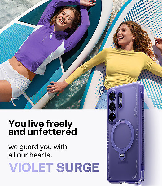 Handyhülle Torras Ostand Q3 Air Violet Surge Samsung Galaxy S26 Ultra ...