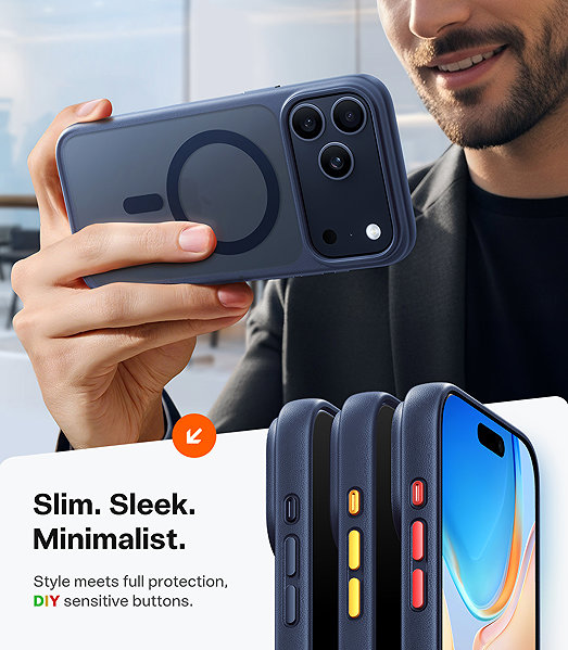 Handyhülle Torras Guardian Magnetic Midnight Blue iPhone 17 Pro Max ...