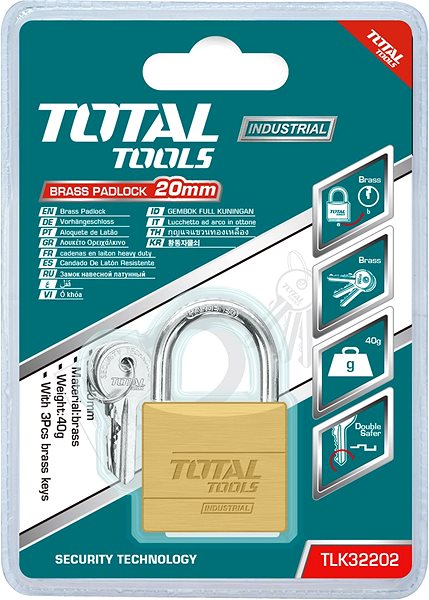 Visací zámek Total TLK32202 zámek, 20 mm ...