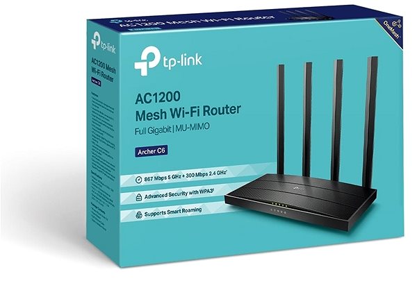 WiFi Router TP-Link Archer C6 V3.2 Packaging/box