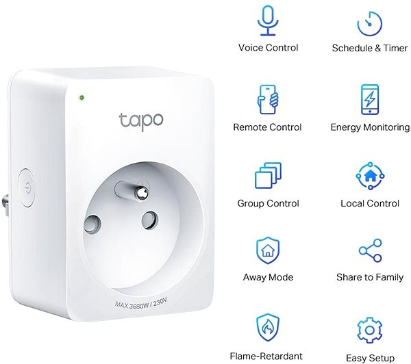 Smart Socket TP-Link Tapo P110 Features/technology