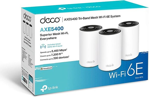 WiFi System TP-Link Deco XE75(3-pack) Packaging/box
