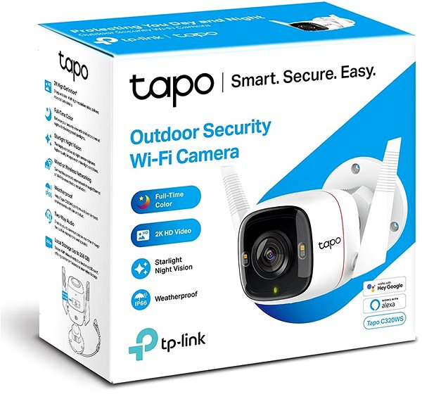 IP kamera TP-LINK Tapo C320WS, Outdoor Home Security Wi-Fi Camera Csomagolás/doboz