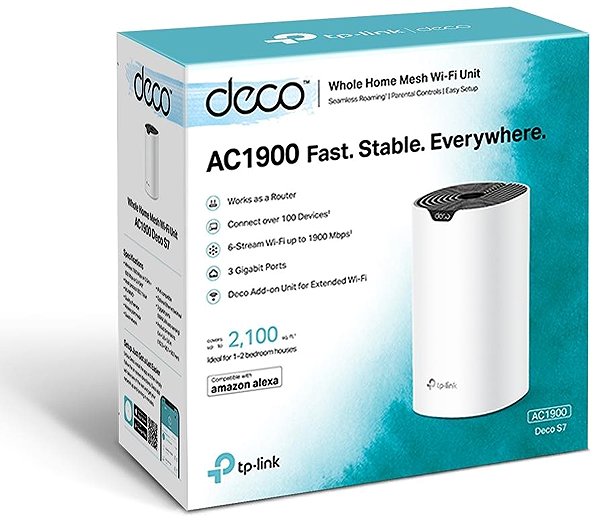 WiFi System TP-Link Deco S7 (1-pack), WiFi AC Gigabit mesh system ...