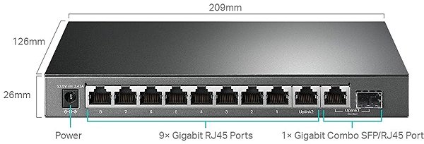 Switch TP-Link TL-SG1210MPE ...
