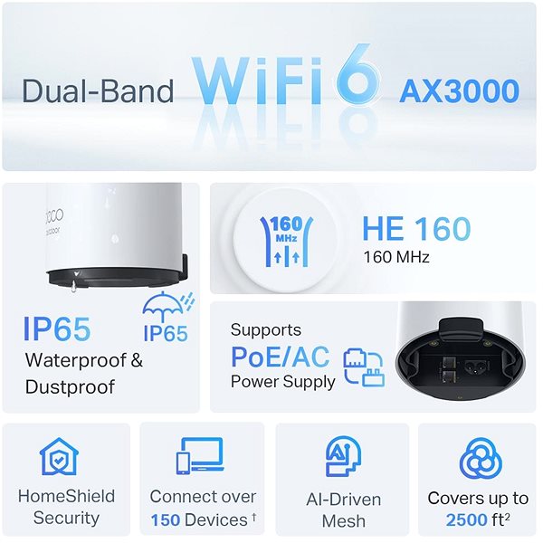 WiFi rendszer TP-Link Deco X50-Outdoor (1-pack) ...
