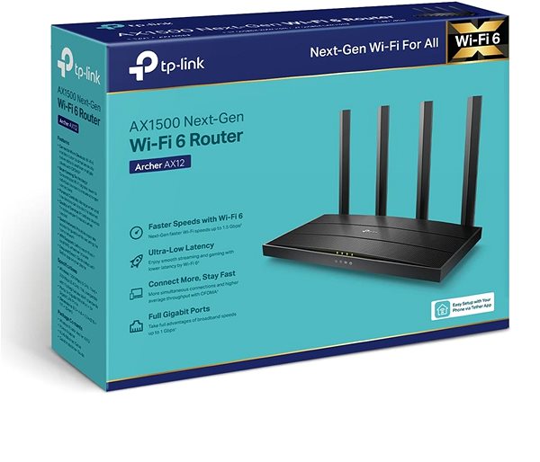 WLAN Router TP-Link Archer AX12 ...
