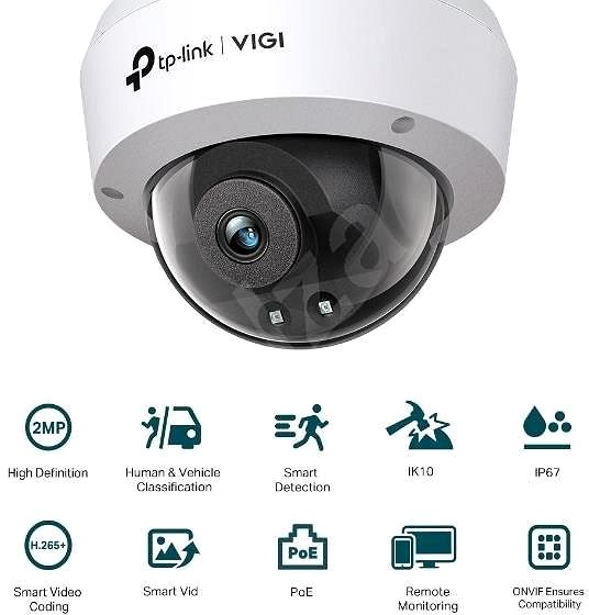 Überwachungskamera TP-Link VIGI C220I(2.8mm) 2MP Dome Netzwerk Kamera ...
