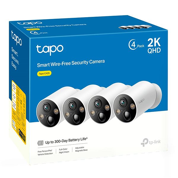 Überwachungskamera TP-Link Tapo C425 (4er-Pack) ...