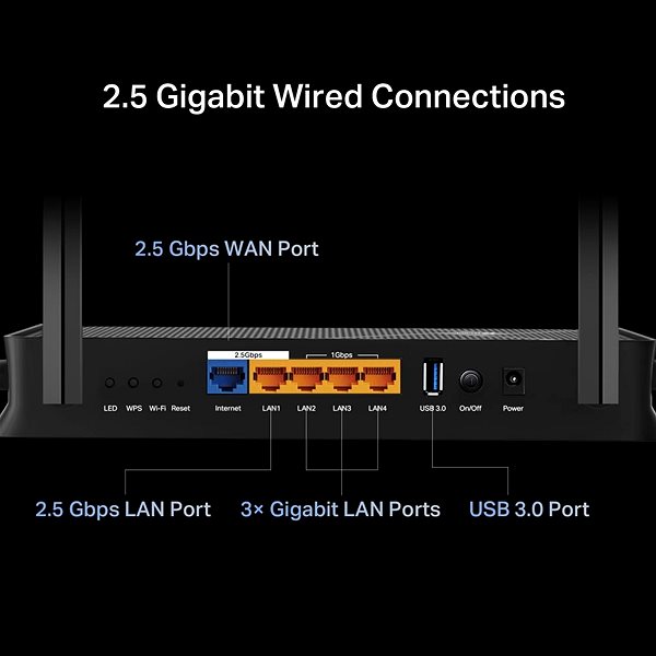 WiFi router TP-Link Archer BE3600 Dual-Band Wi-Fi 7 ...