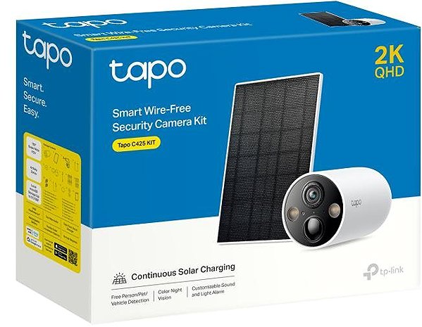 IP kamera TP-Link Tapo C425 KIT, Solar-Powered Security Camera Kit ...