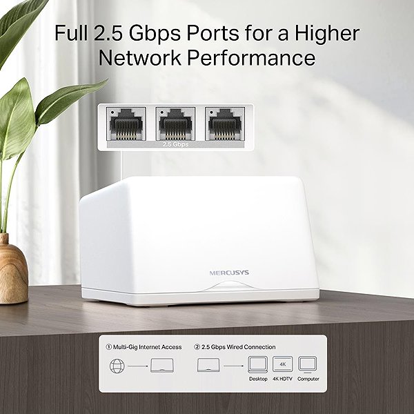 WiFi System Mercusys Halo H47BE (2-pack) ...