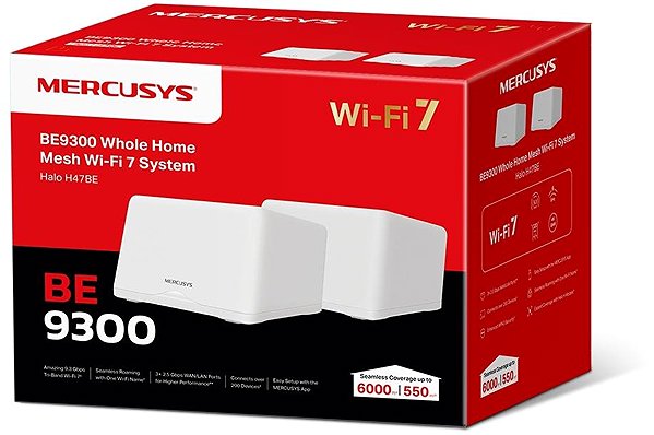 WiFi System Mercusys Halo H47BE (2-pack) ...