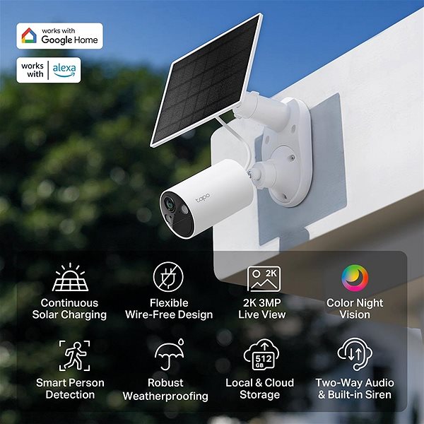 IP kamera TP-Link Tapo TC82 Kit solar powered 2K kamera ...
