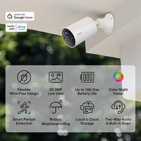 IP kamera TP-Link Tapo TC82 battery 2K outdoor kamera ...
