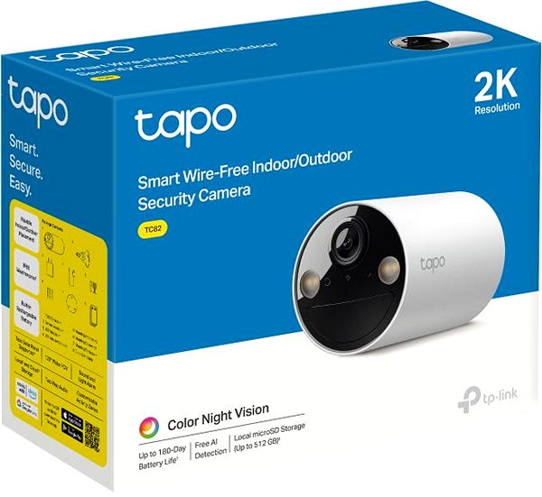 IP kamera TP-Link Tapo TC82 battery 2K outdoor kamera ...