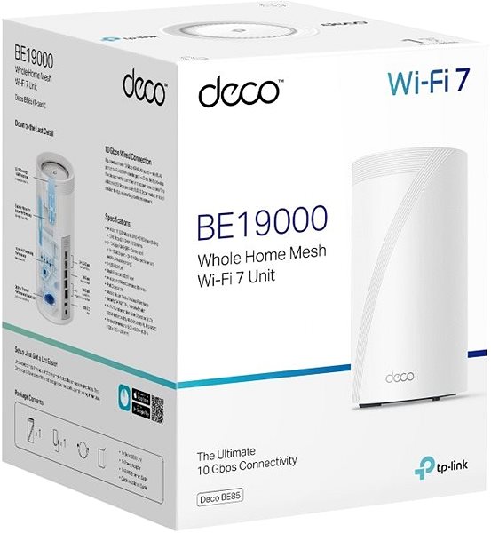 WLAN-System TP-Link Deco BE85, BE19000, 1-Pack ...