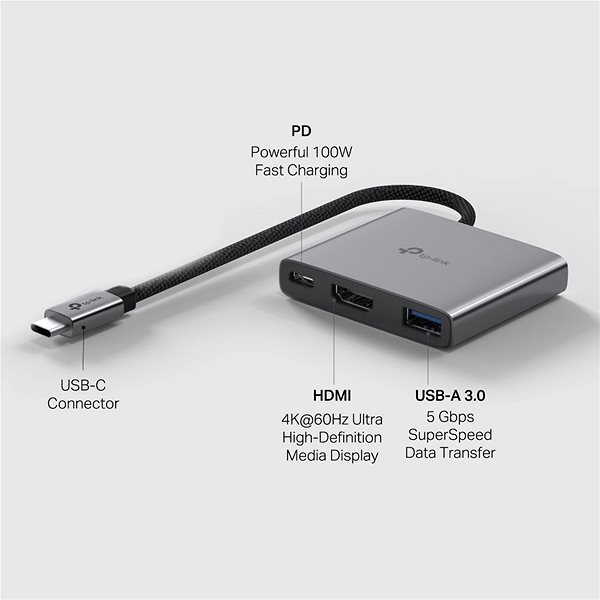 USB Hub TP-Link UH3020C, USB-C 3port hub ...