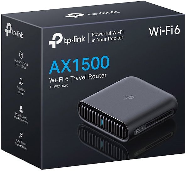 WiFi router TP-Link TL-WR1502X, AX1500 Wi-Fi 6 Portable ...