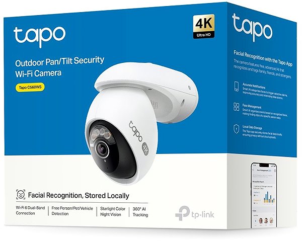 IP kamera TP-Link Tapo C560WS, 4K Outdoor Pan/Tilt Camera ...