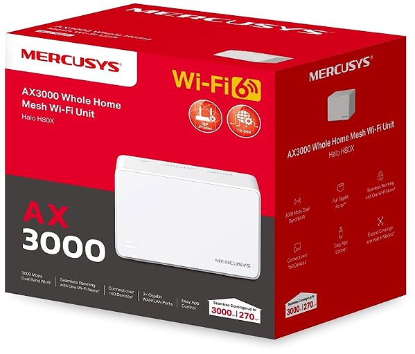 WiFi System Mercusys Halo H80X (1-pack) ...