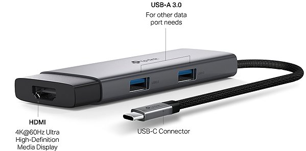 USB Hub TP-Link UH5020C, USB-C 5-Port Hub ...