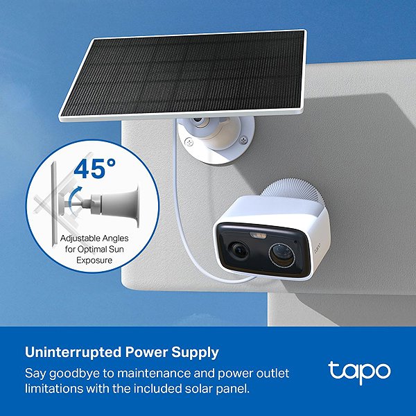 Überwachungskamera Tapo C400 KIT, Solar-Powered Security Camera Kit ...